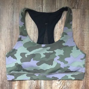 Lululemon Camo Invigorate Bra Size 6